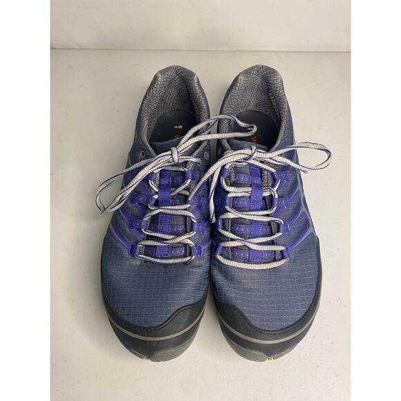 Women's Dark Slate Blue Merrell Trail Running Sneakers Shoe All Out Rush Size 9 - Picture 3 of 14